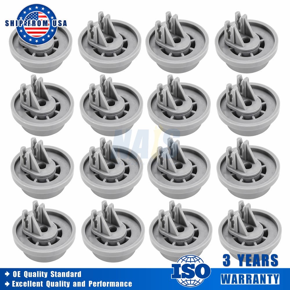 16Pack Samsung Dishwasher Bottom Rack Wheel Rollers Replacement Parts
