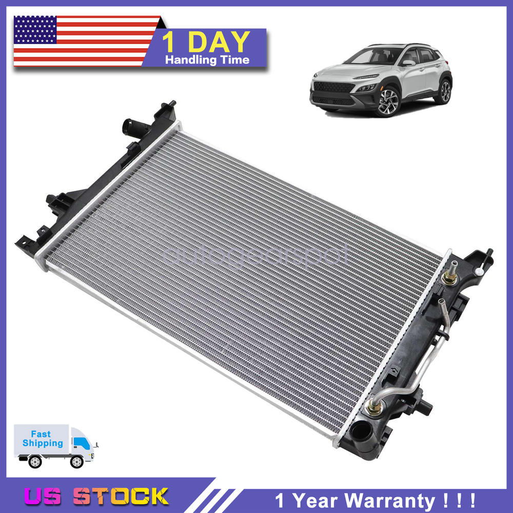 For Hyundai Kona 2022-23 L4 1.6L L4 2.0L 25310J9910 1X Radiator with Oil Cooler