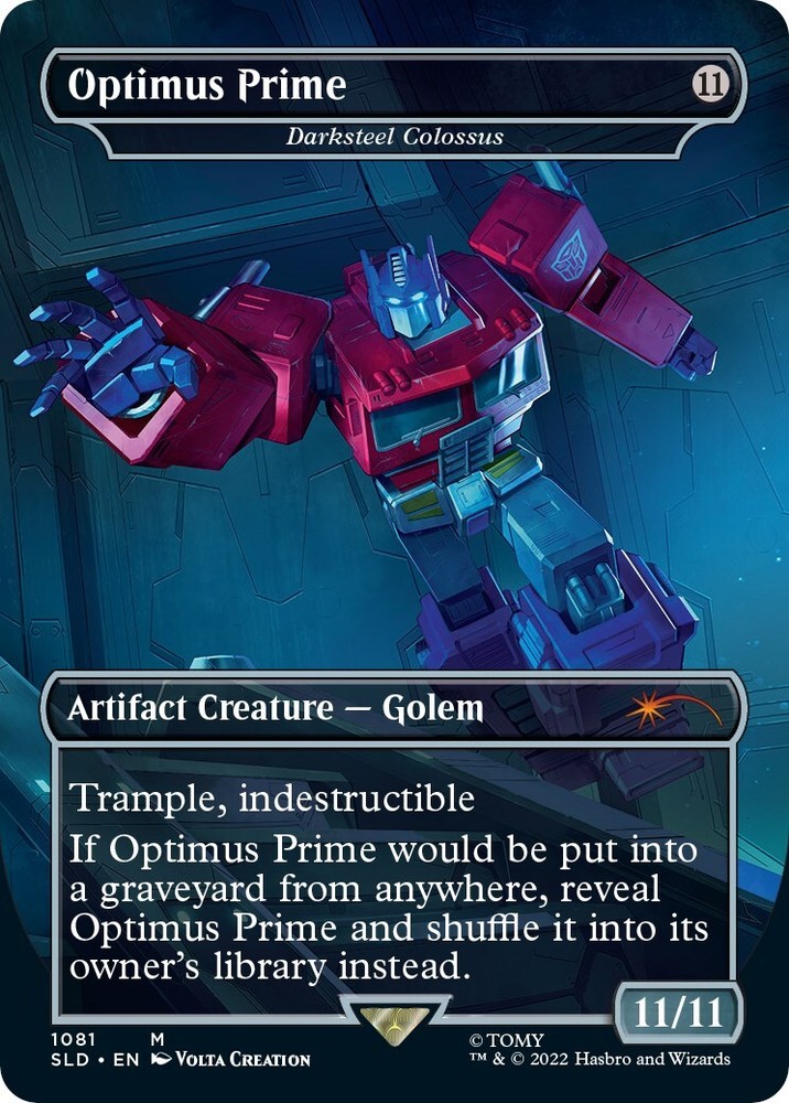Optimus Prime - Darksteel Colossus Secret Lair Drop Series Foil