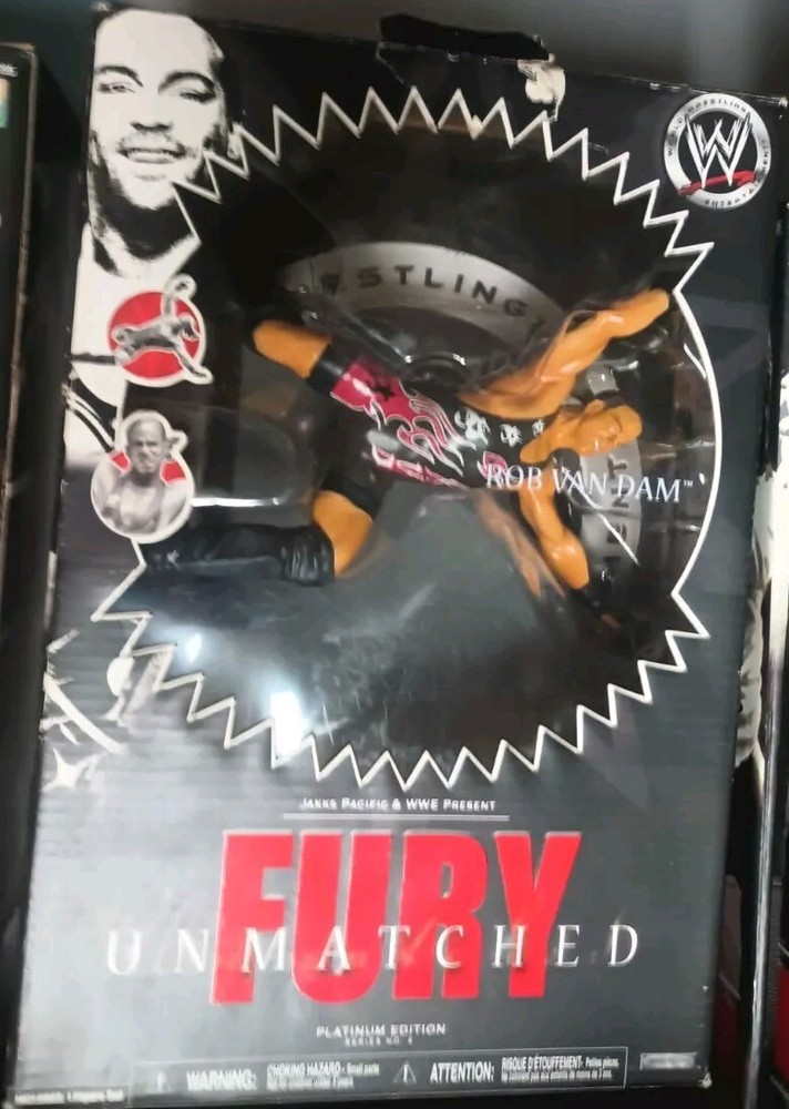 WWE Jakks Unmatched Fury ROB VAN DAM Figure 2007 Platinum Edition Series 7