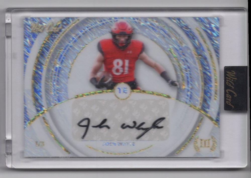 #TC-C16 2023 Wild Card Trade Center Exclusive Josh Whyle Auto 1/3