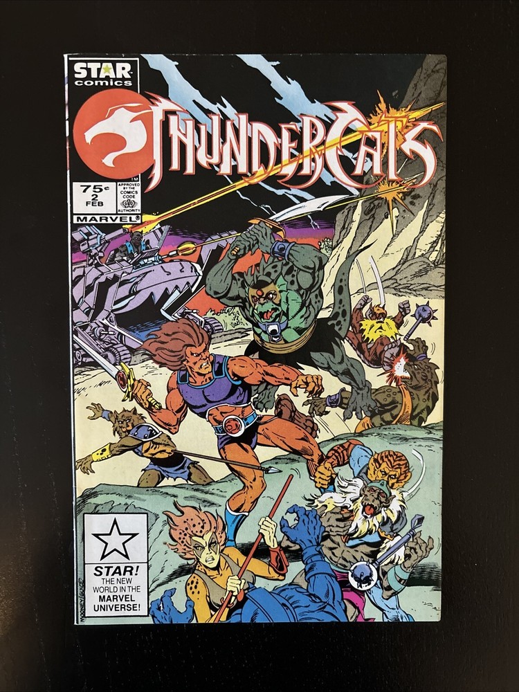 Thundercats #2  Marvel Comic Books Star 2ndt print 1986 VF / NM- 9.0