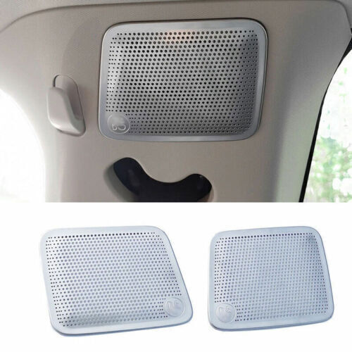 Silver Inner Rear Roof Speaker Sound Steel Cover Trim For Ford Explorer 2020-23