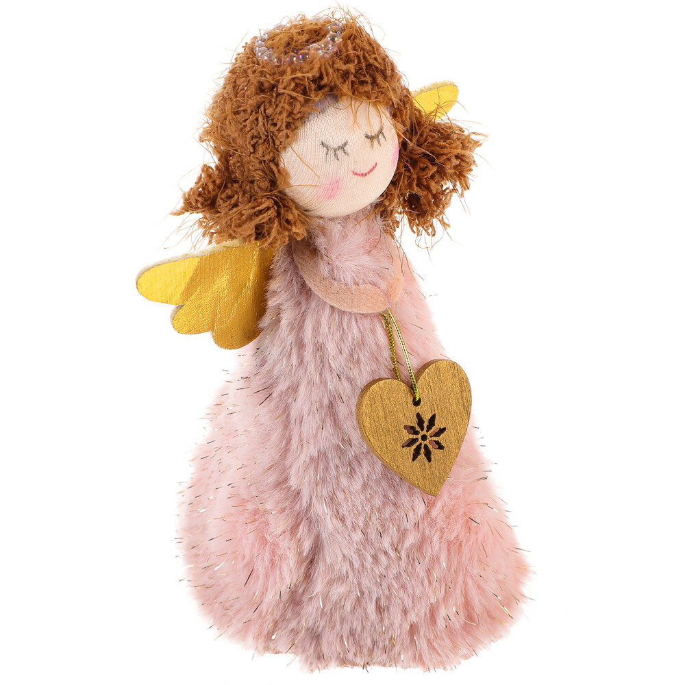 Topper for Xmas Tree Festival Supplies Angel Toppers Pink Star Christmas