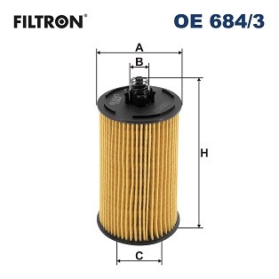 OE 684/3 FILTRON Oil Filter for CHEVROLET,OPEL,VAUXHALL