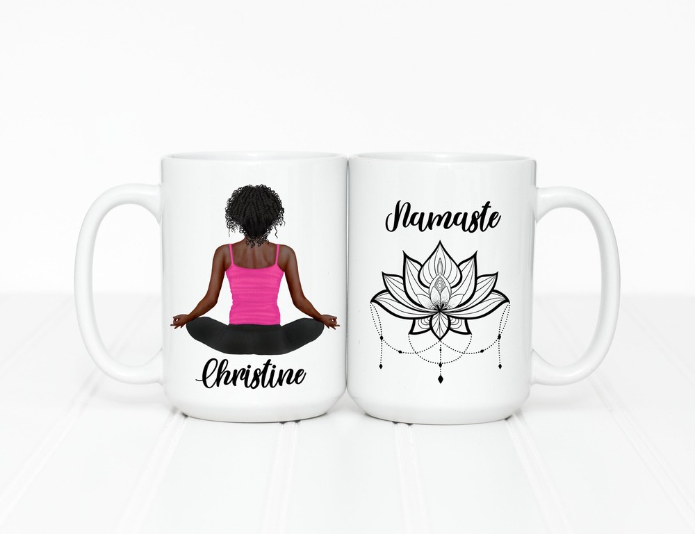 Personalized Yoga Gift For Her Personalized Gift Motivational Mug Best Friend