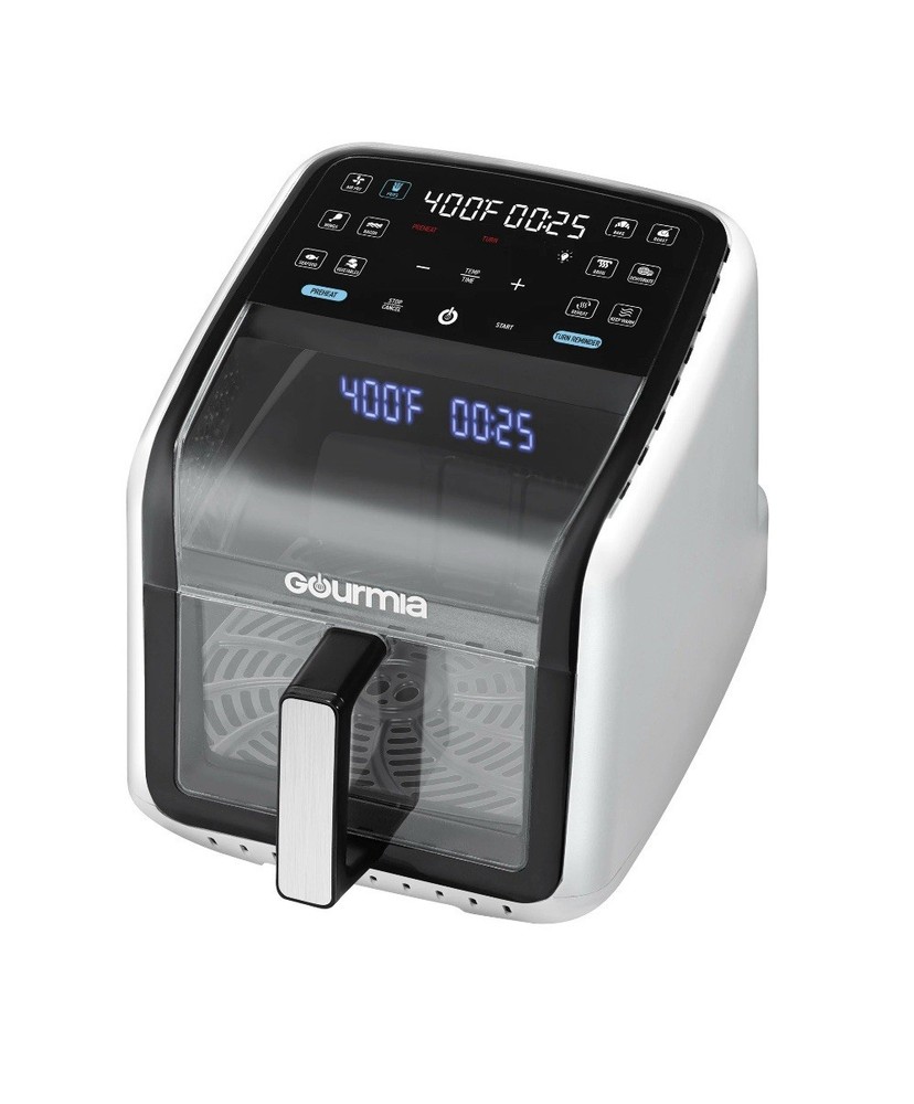 Gourmia Panorama 7-QT Digital Air Fryer w/ Panoramic View, Holographic Display