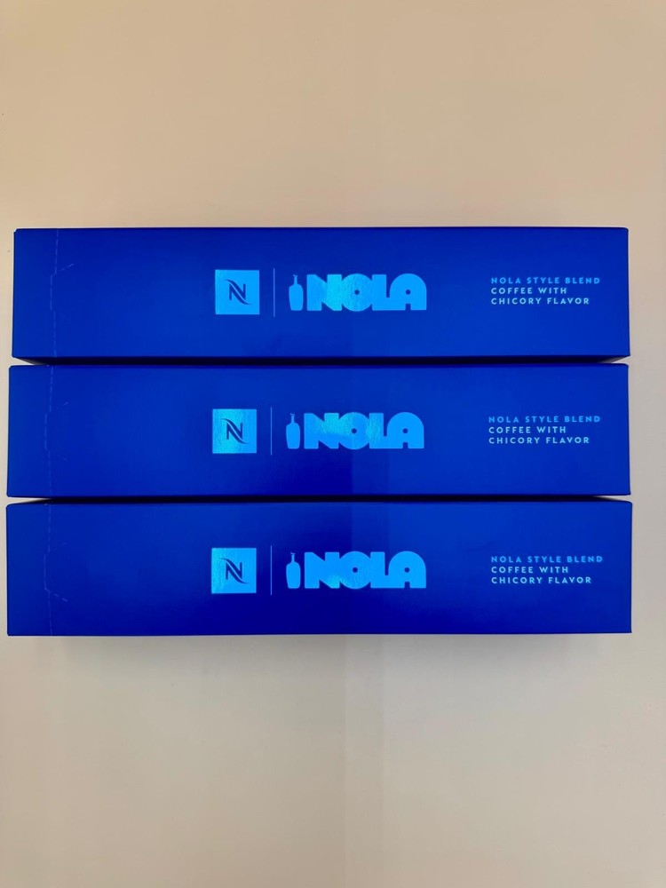 Nespresso x Blue Bottle NOLA Style Blend Limited Edition Vertuo 3 Sleeves