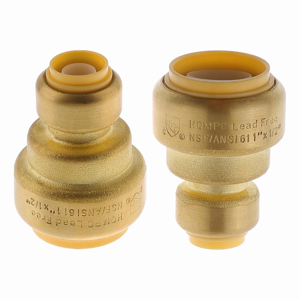 Push Fit PEX Fittings Straight Coupling 1/2