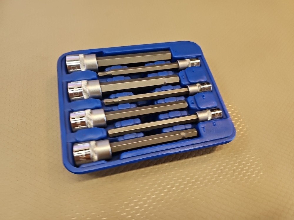 Cornwell Tools 7-Piece Long Metric Hex Socket Set 1/4 & 3/8 Drive E2B5 New