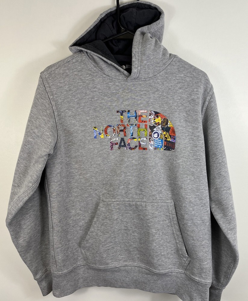 Men's THE NORTH FACE Gray Sweatshirt Sz Small Hoodie Sweatshirt Outdoors Hiking