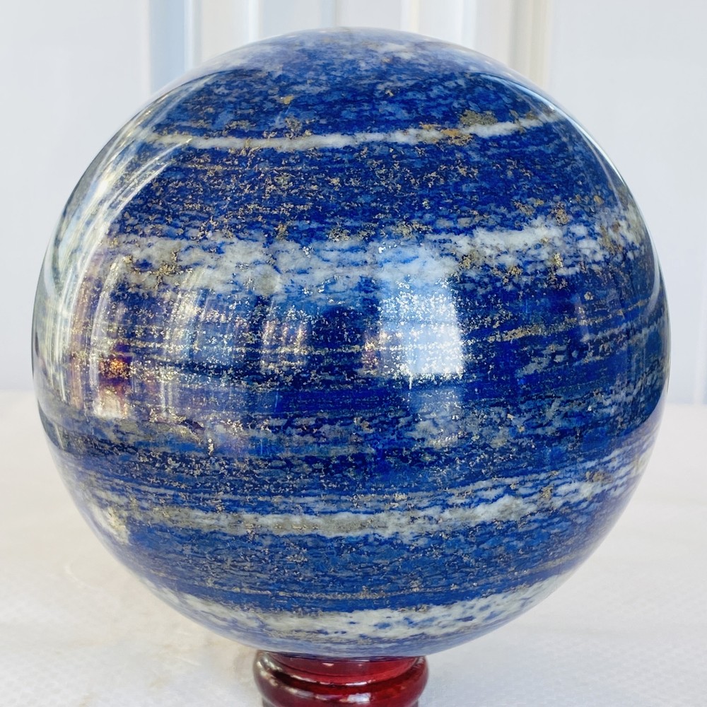 Natural Lapis Lazuli Crystal Ball for Reiki Healing 2400g Sphere