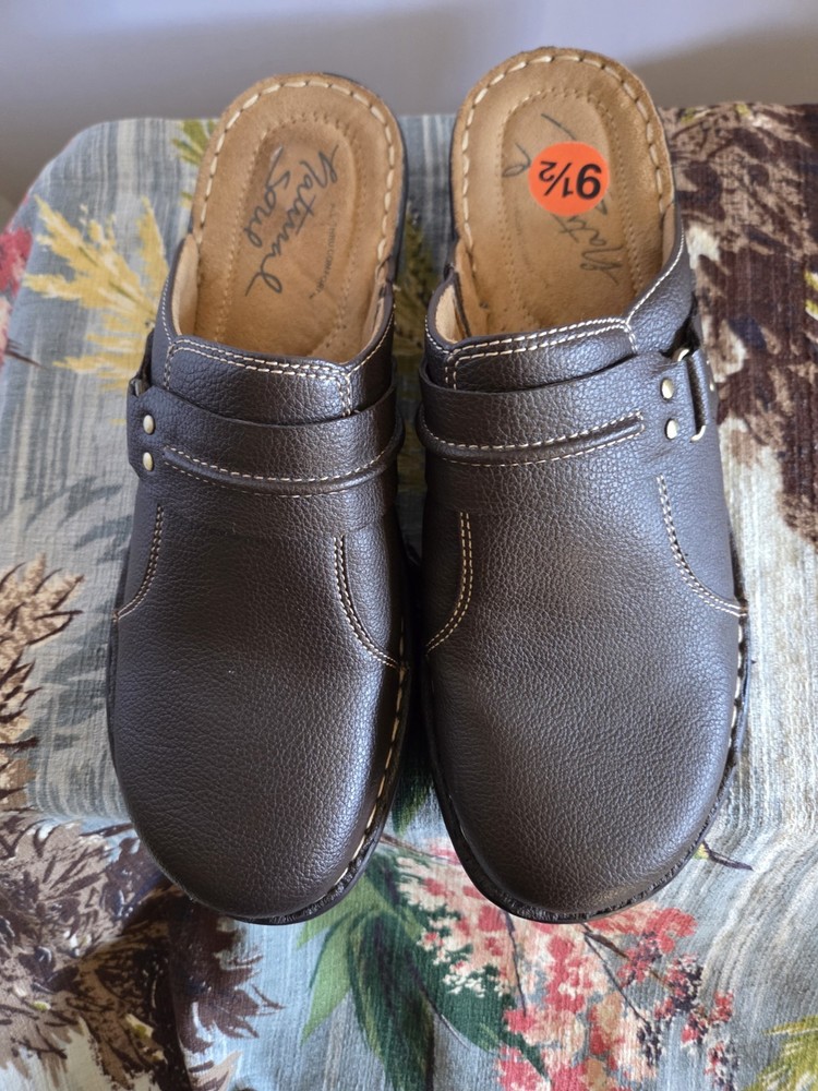 Naturalizer Sarry Natural Soul Dark Brown Clog Sz9.5