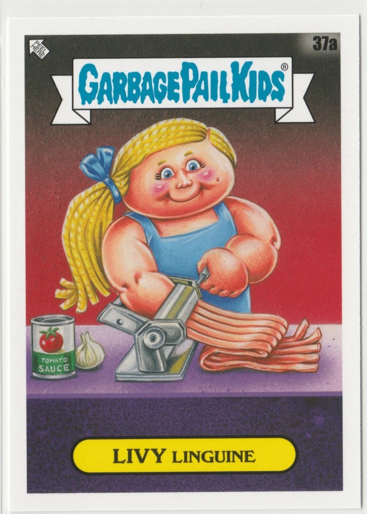 Livy Linguine GPK Food Fight 2021 Series 37a Garbage Pail Kids Card  