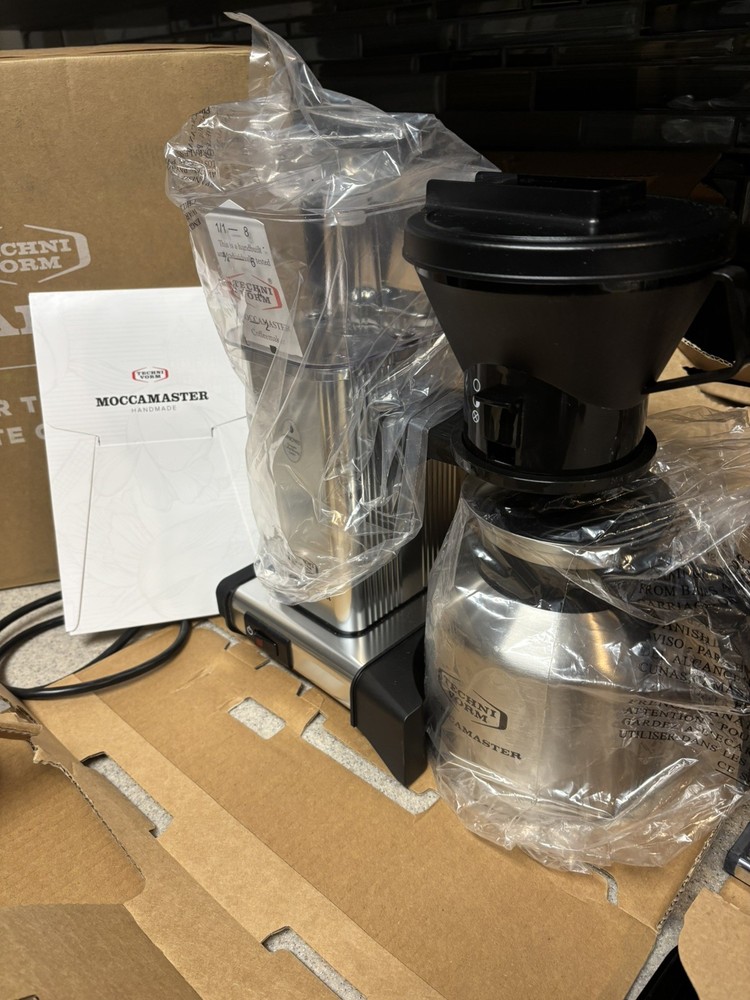 Technivorm Moccamaster  KBTS 79212 Coffee Brewer, 32 oz, Polished Silver