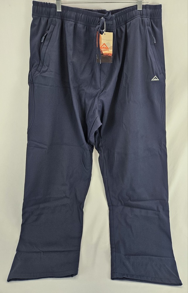 Men's 3XL Fleece Workout Running Track Athletic Pants