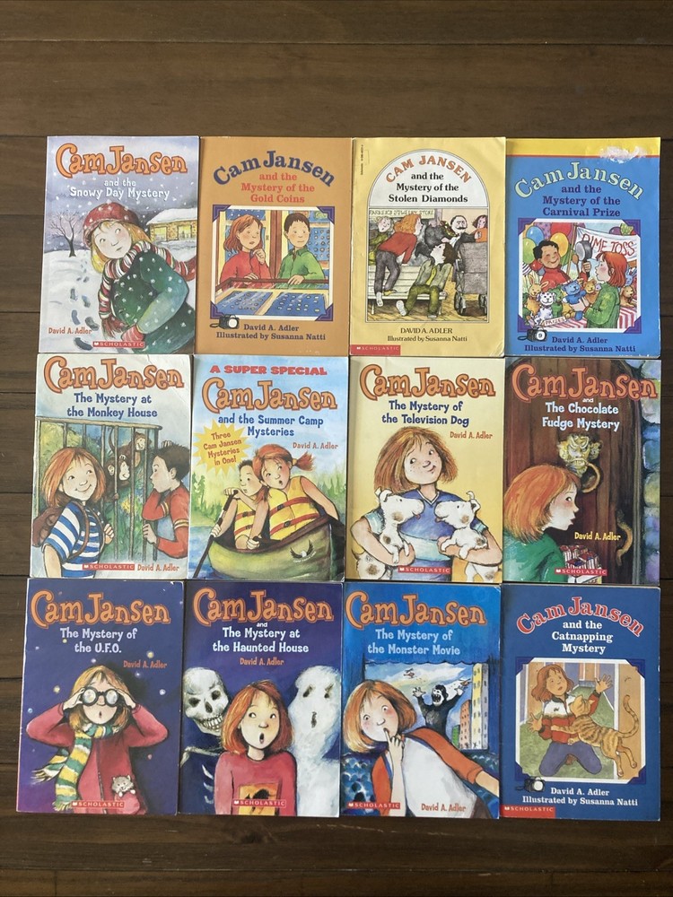 Lot of 13 Cam Jansen Children's Mystery Books Set by David Adler Scholastic