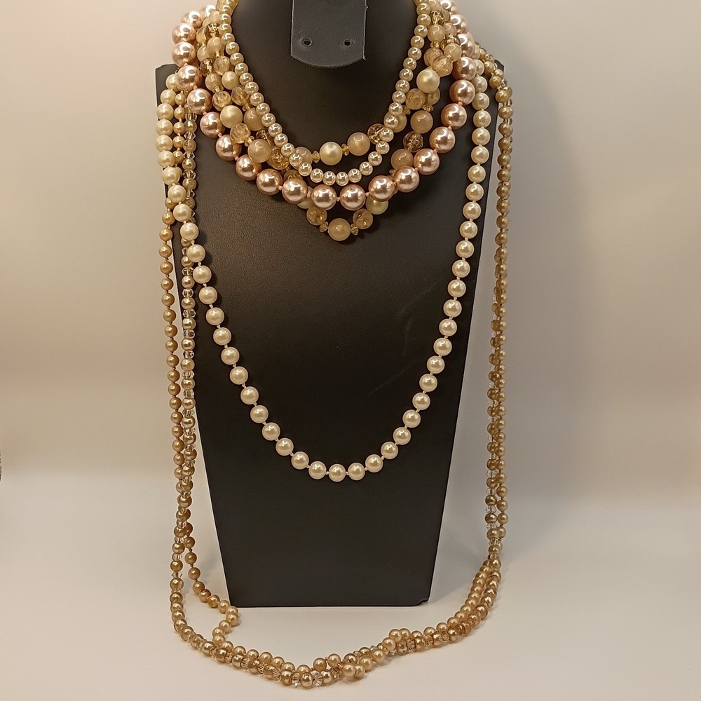 Vintage Faux Pearl Necklace Lot of 6 READ Classic Elegant