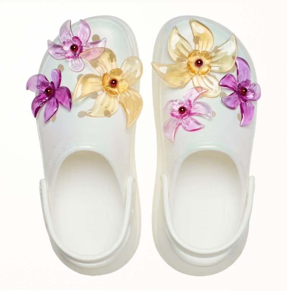 CROCS Clash Pearlized Floral Clog -211629 Women Sandals Slipper Expeditedship
