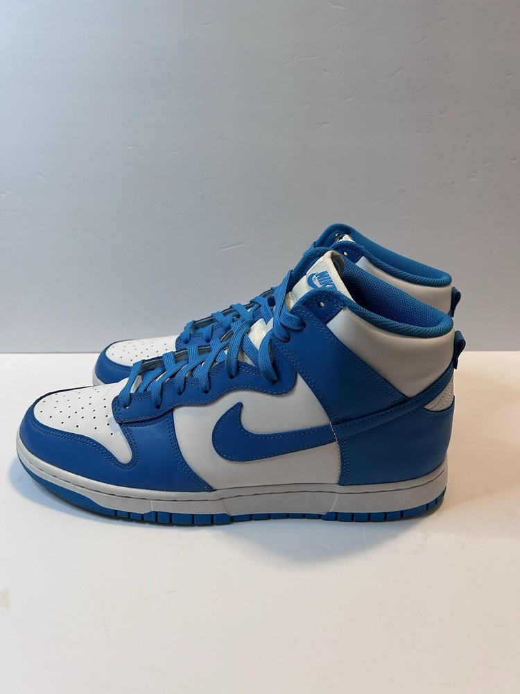 Nike Dunk Hi Retro High Laser Blue Size 13 EUC