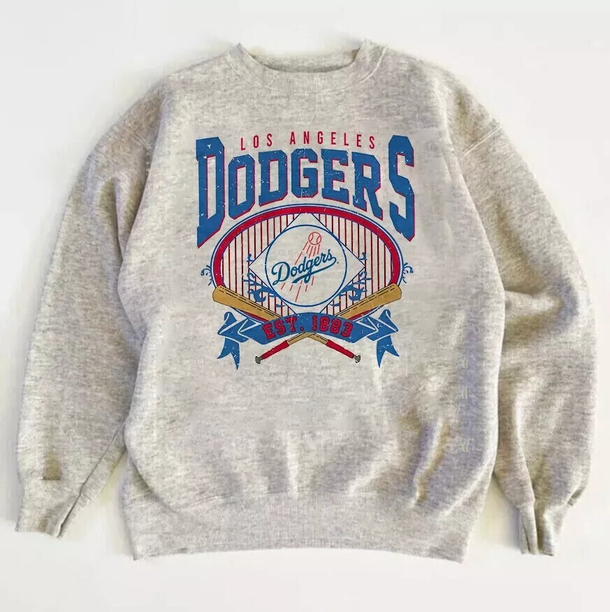 Los Angeles Dodgers Sweatshirt Classic Style Men Women S-5XL
