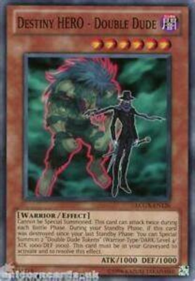 Destiny HERO Double Dude LCGX Common Near Mint Unlimited Edition