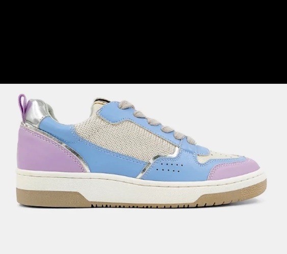 Shu Shop ROMI Pink Blue Metallic Women's Sneakers Size 8 New in Box