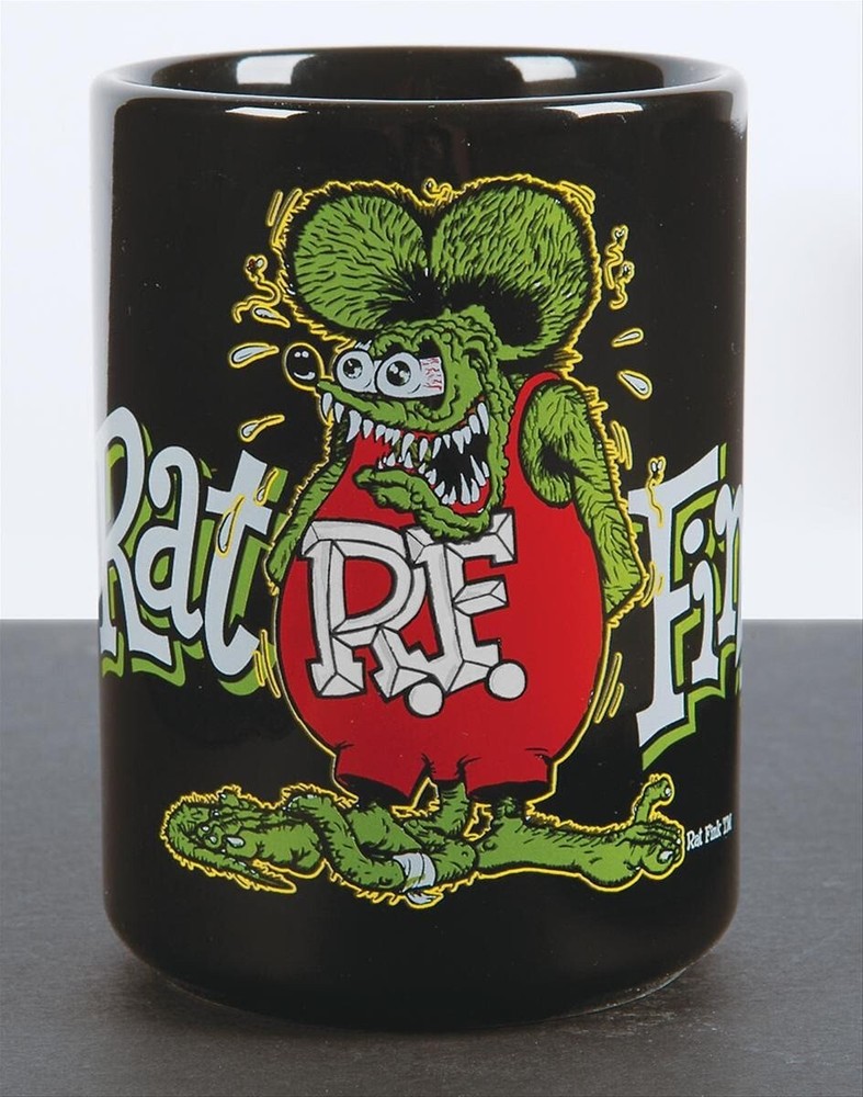 Rat Fink Mug Black, Rat Fink Mug, Cup