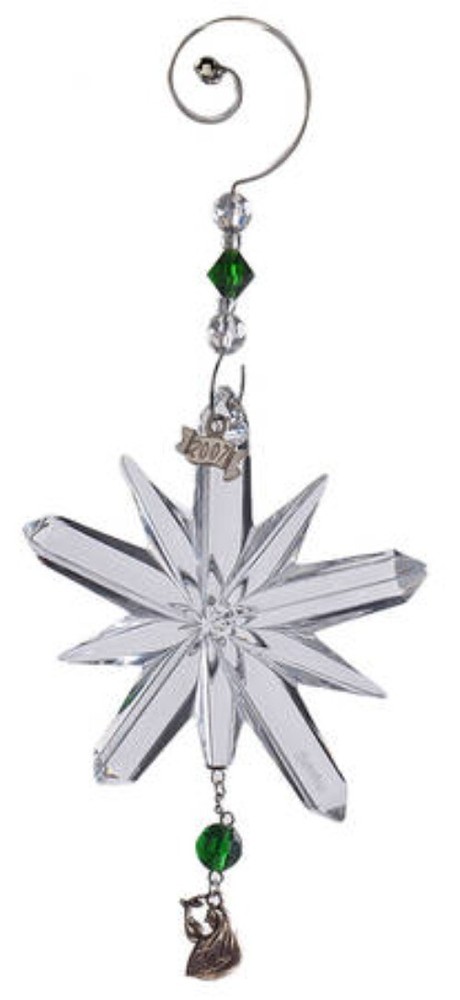Waterford Crystal 12 Days Partridge Pear Tree Ornament  