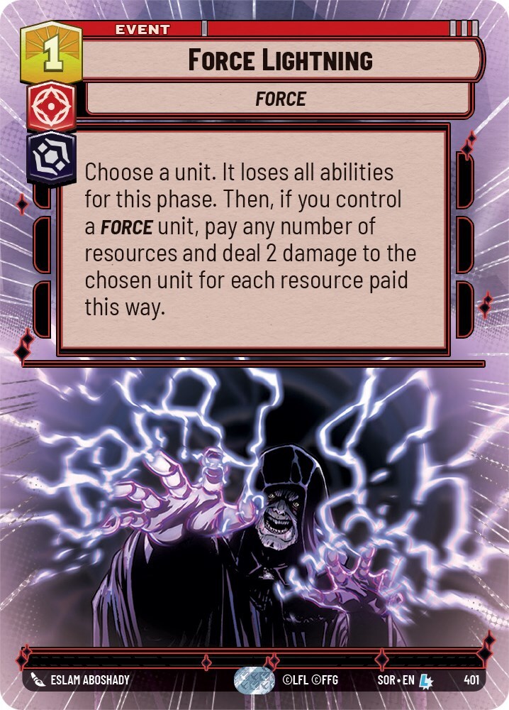 Force Lightning, Spark of Rebellion