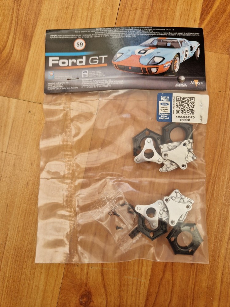 Build Your Own 1/8 Scale Ford GT40 Car Model Kit Part 59 by DeAgostini