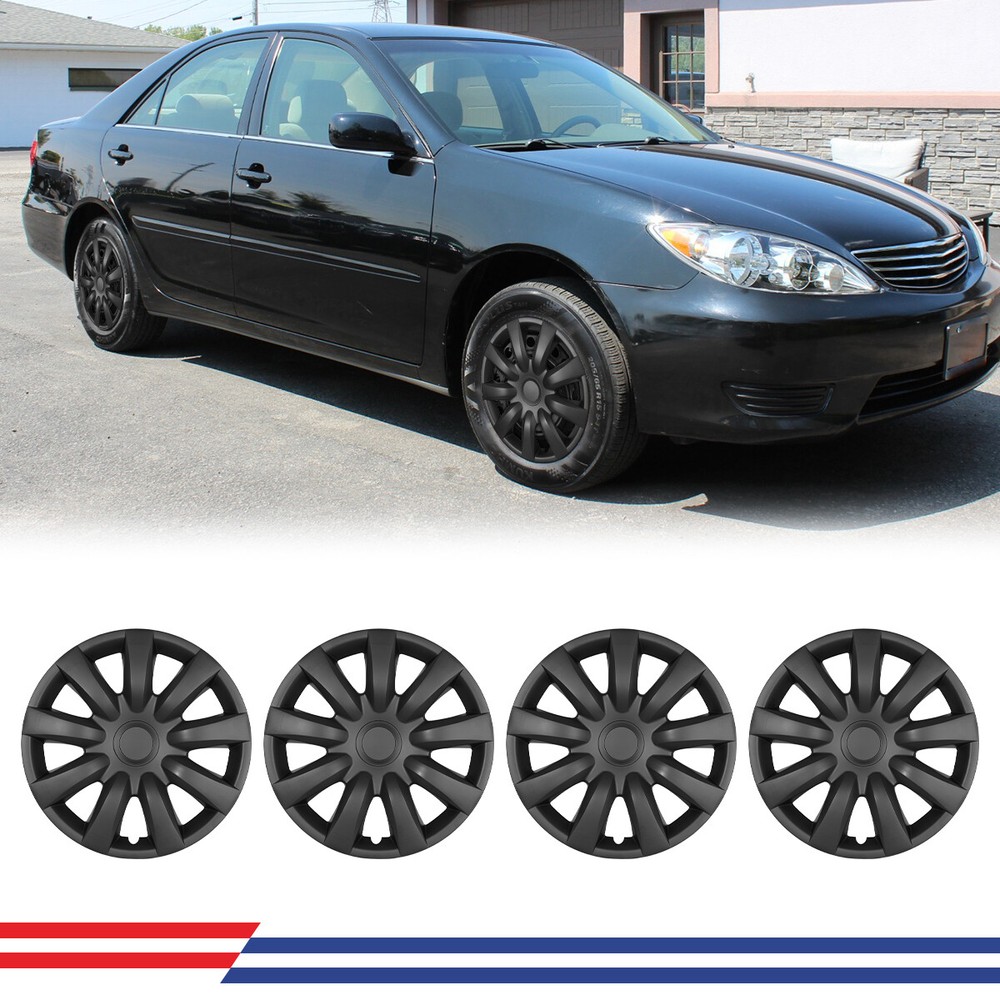 15-inch Snap-On Wheel Covers for 2002-2006 Toyota Camry - Set of 4