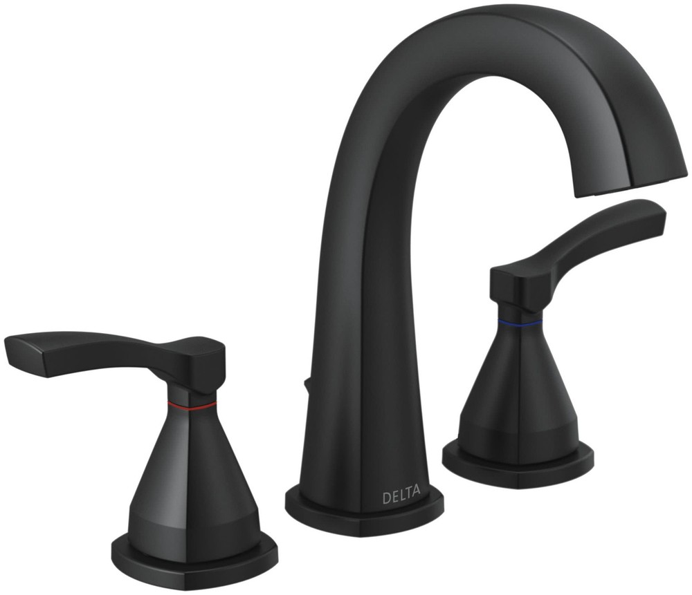 Delta 35775-MPU-DST Stryke 1.2 GPM Widespread Bathroom Faucet - Black