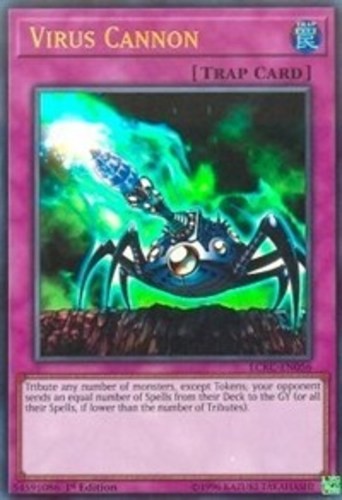 Virus Cannon LCKC-EN056 Ultra Rare 1st Edition Near Mint Yugioh Card