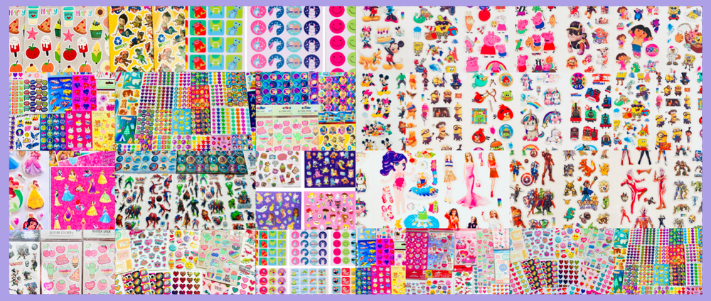 1369 Huge Surprise Sticker Lot by Sandylion Recollections American Crafts Eureka