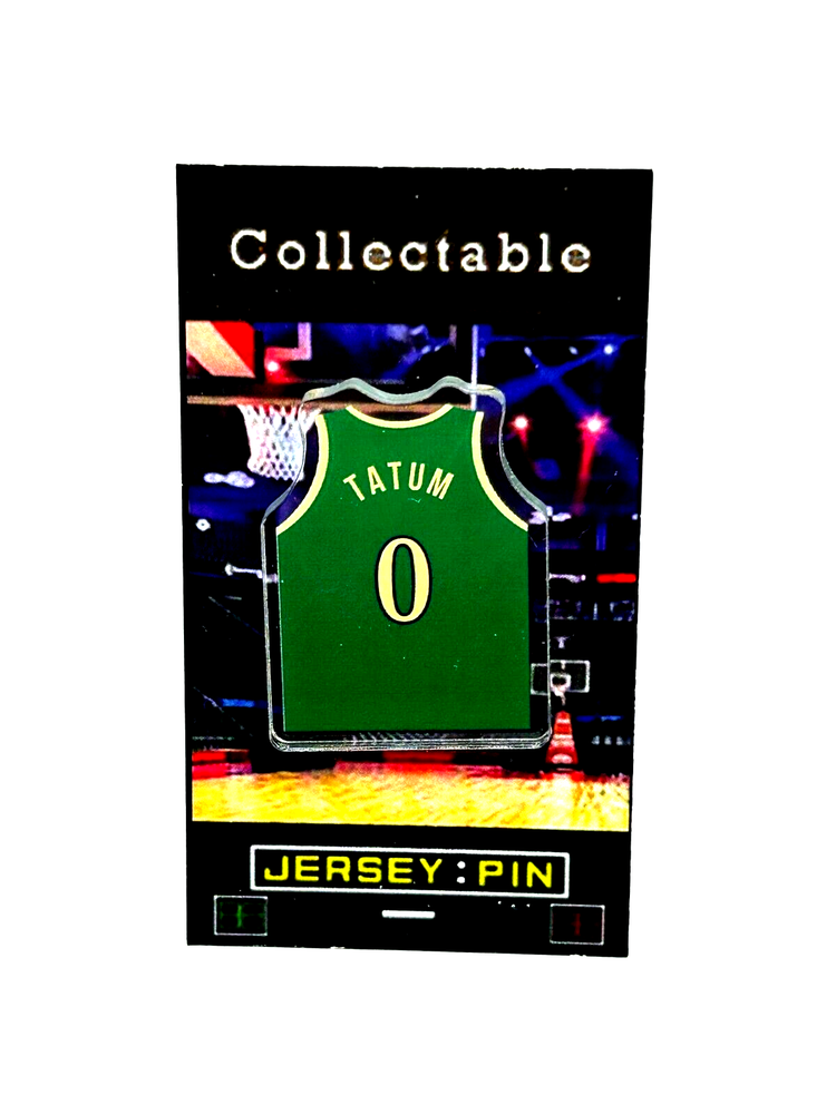 Boston Celtics Jayson Tatum 2024 Champion Jersey Lapel Pin Collectible  