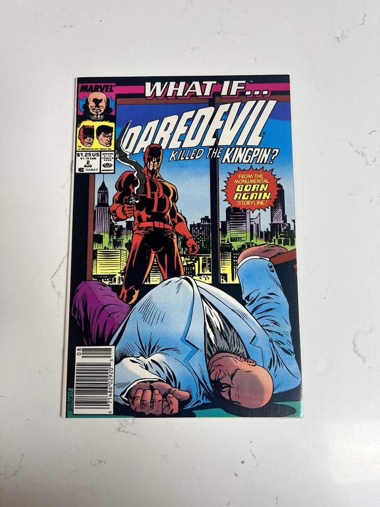 Daredevil vs Kingpin Showdown #2 (1989) Marvel Comics Featuring Spidey