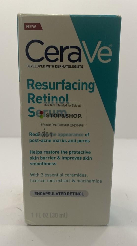 Cerave Resurfacing Retinol Serum - 1oz. 3pk