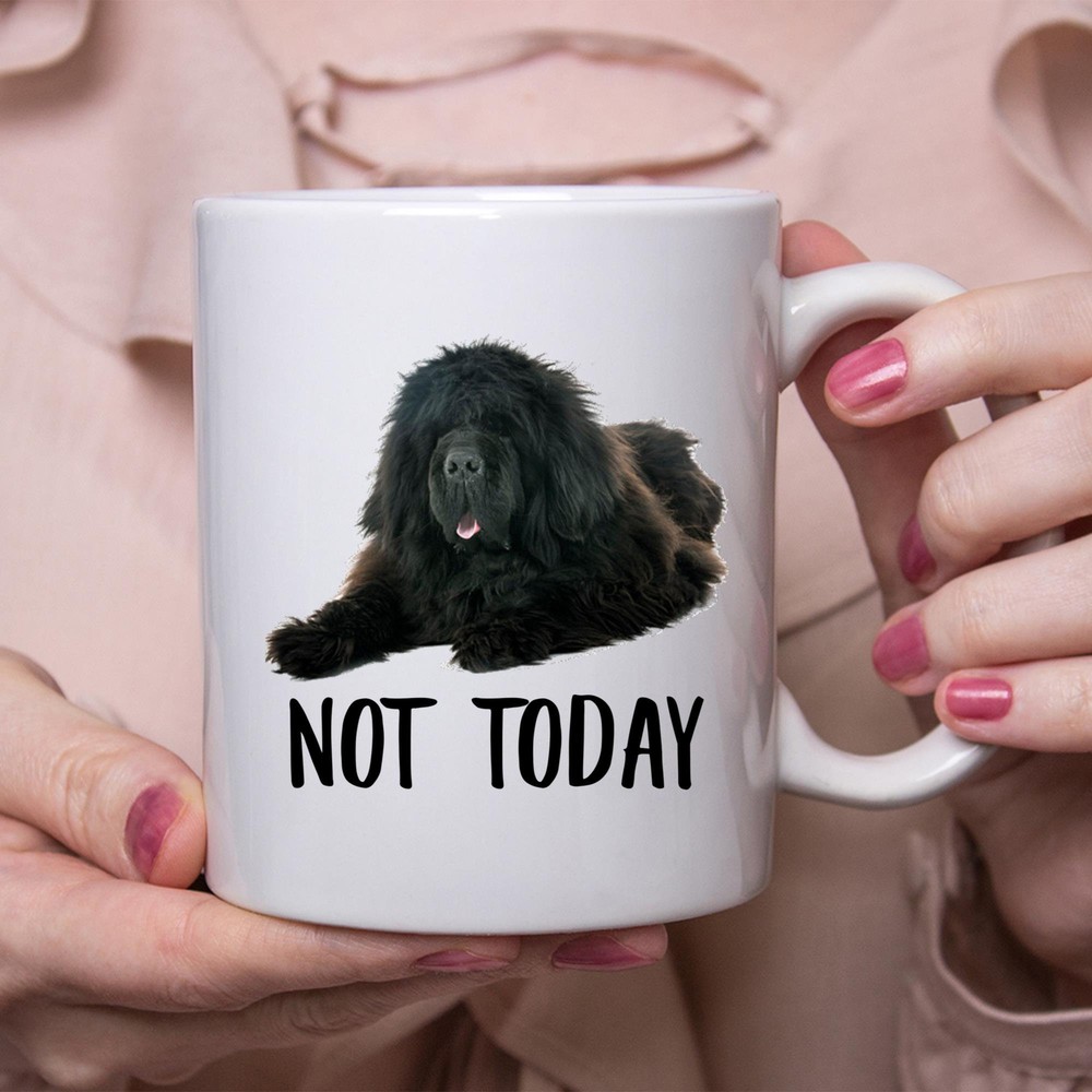 Funny Tibetan Mastiff Brown Not Today Dog Mug Lazy Gift For Women Dog Moms