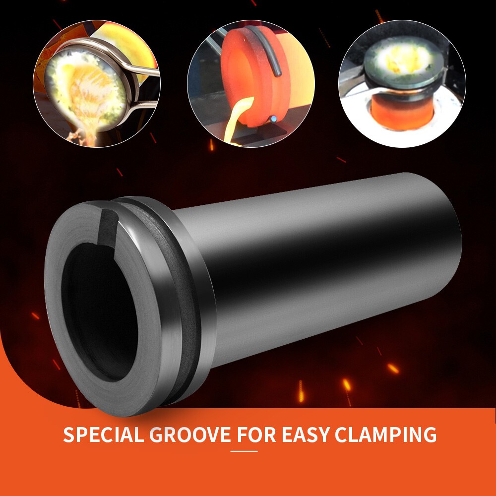 1/2/3KG Graphite Crucible Gold Silver Scrap Smelting Tool For Melting Furnace ✲