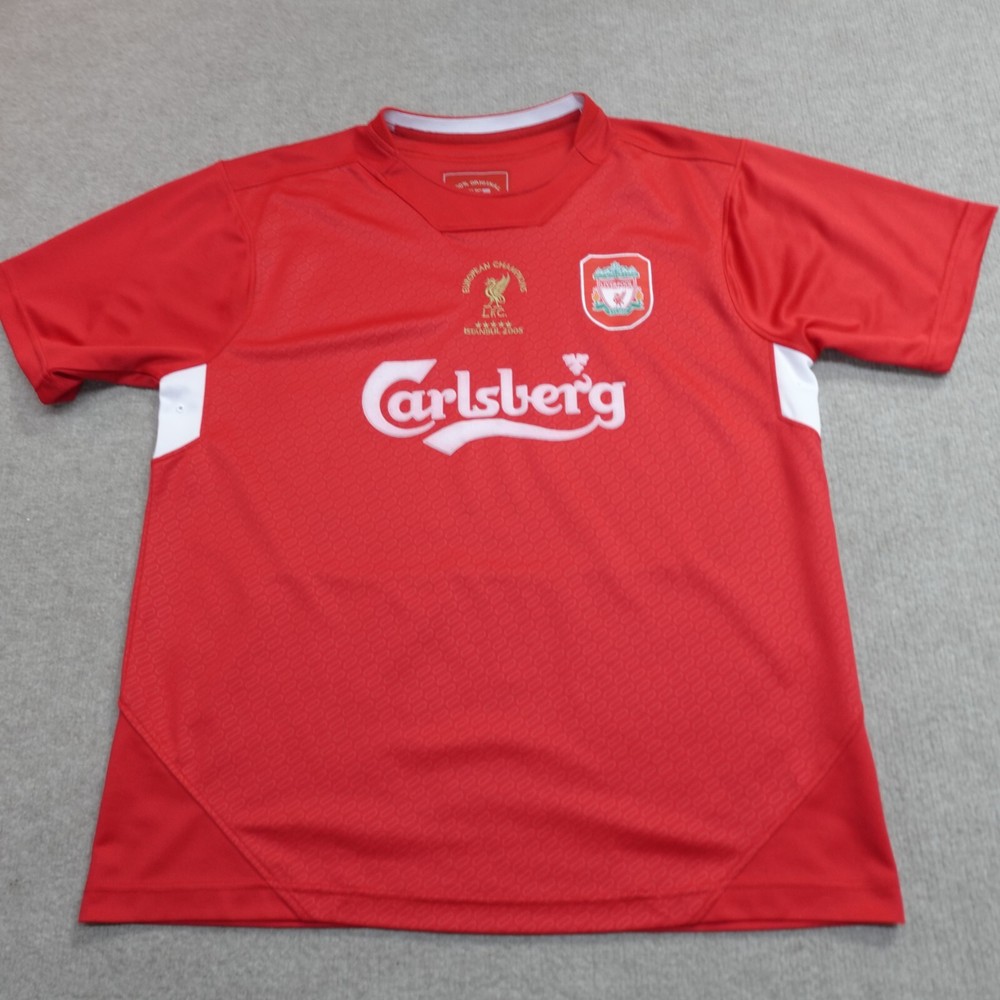 Soccer Jersey Medium Red LFC Liverpool Retro