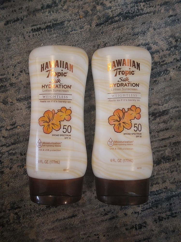 Hawaiian Tropic Silk Hydration Weightless Lotion - 6 fl oz SPF 50 LOT 2