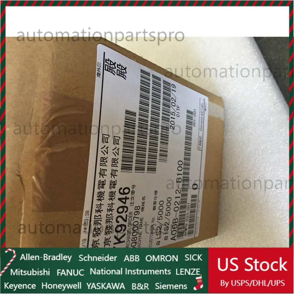 FANUC Servo Motor A06B-0212-B100 Brand New Shipping DHL/FedEX