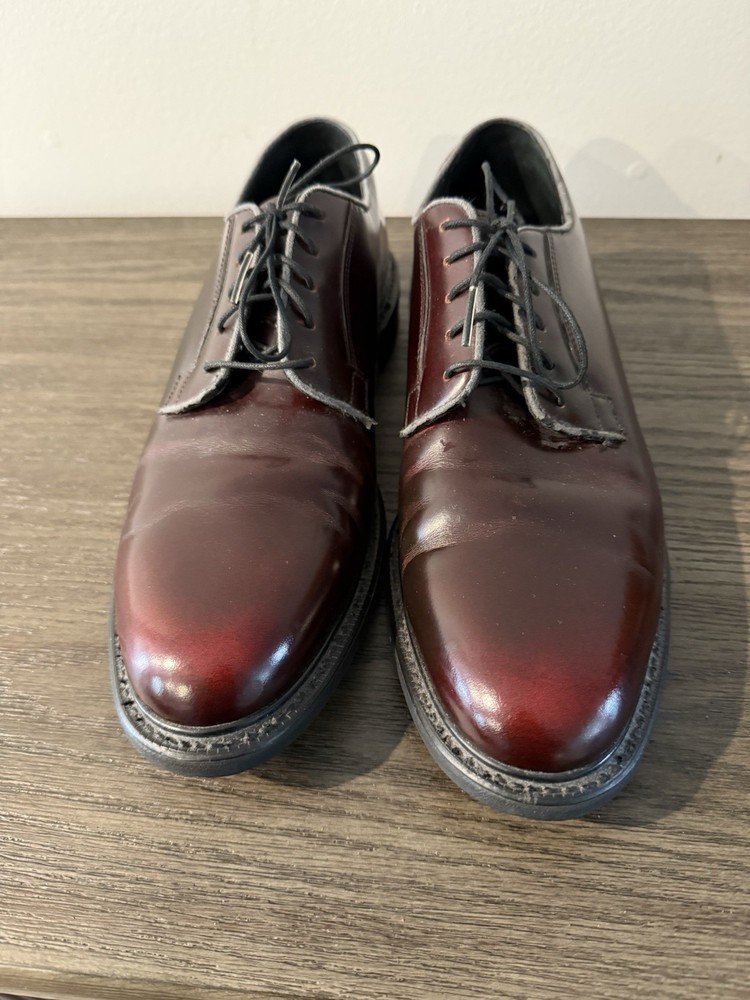 Vintage Stuart McGuire Burgundy Leather Dress Oxford dress Shoes 11
