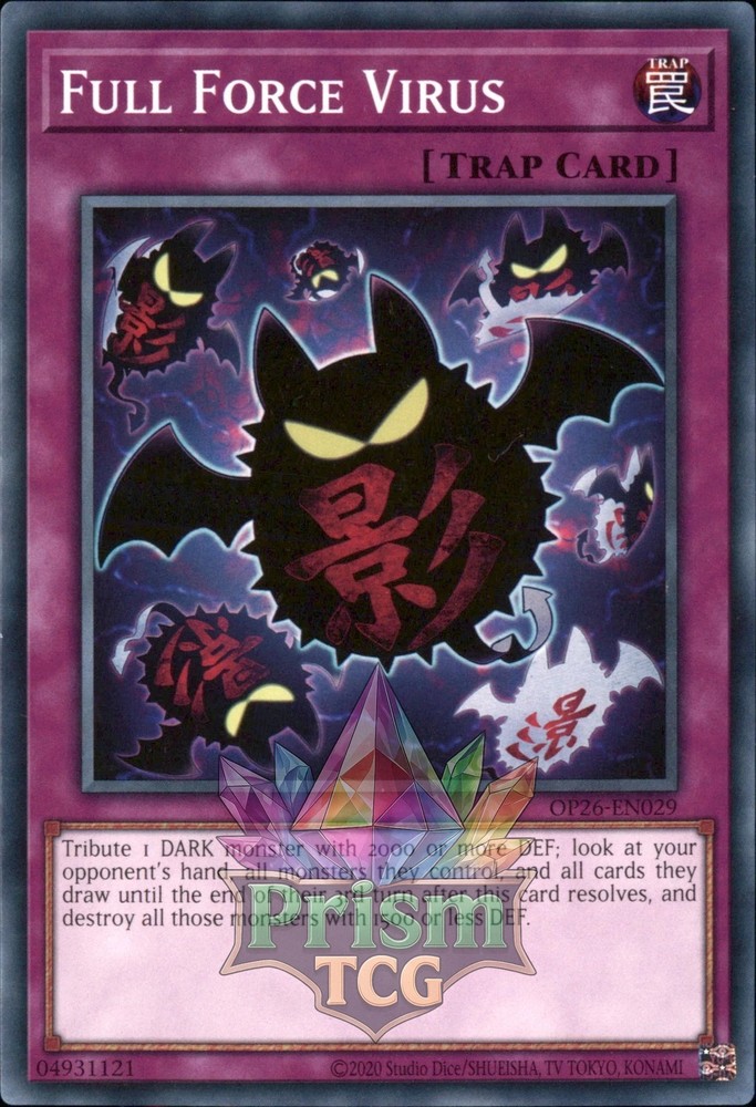 Full Force Virus OP26-EN029 Yugioh