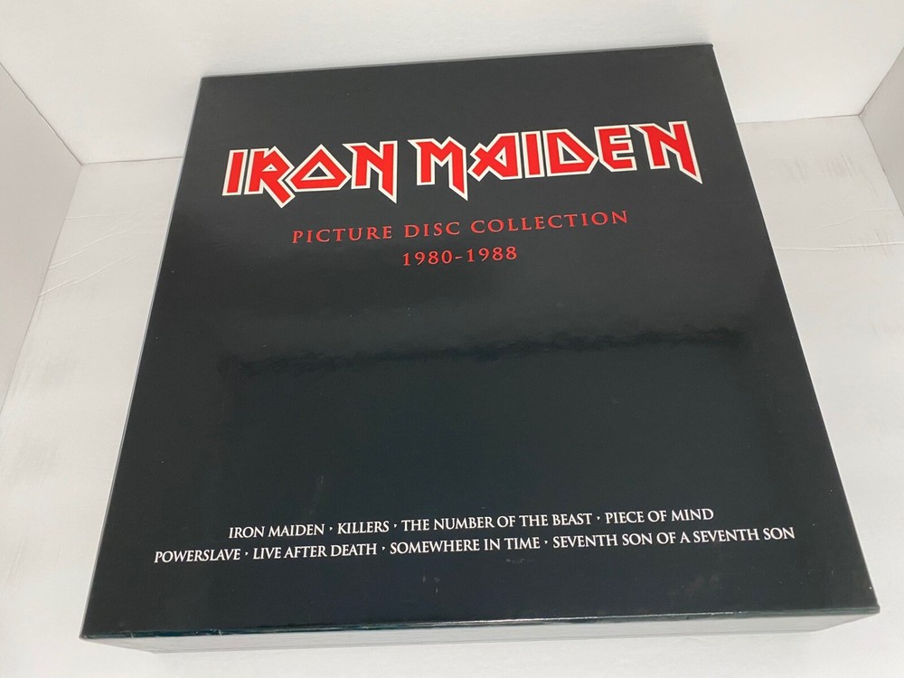 IRON MAIDEN ‎~ COLLECTION 1980-1988 ~ SEALED 8 x PICTURE DISC VINYL LP BOX SET