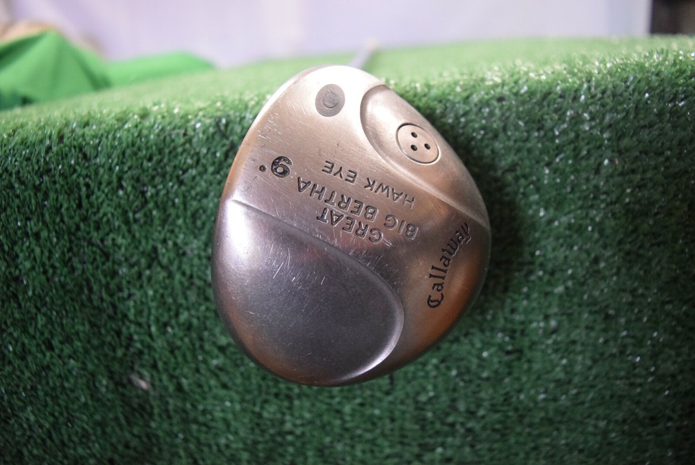Callaway Great Big Bertha Hawkeye 9 Degree Right Hand Stiff Graphite Driver with Playable Grip