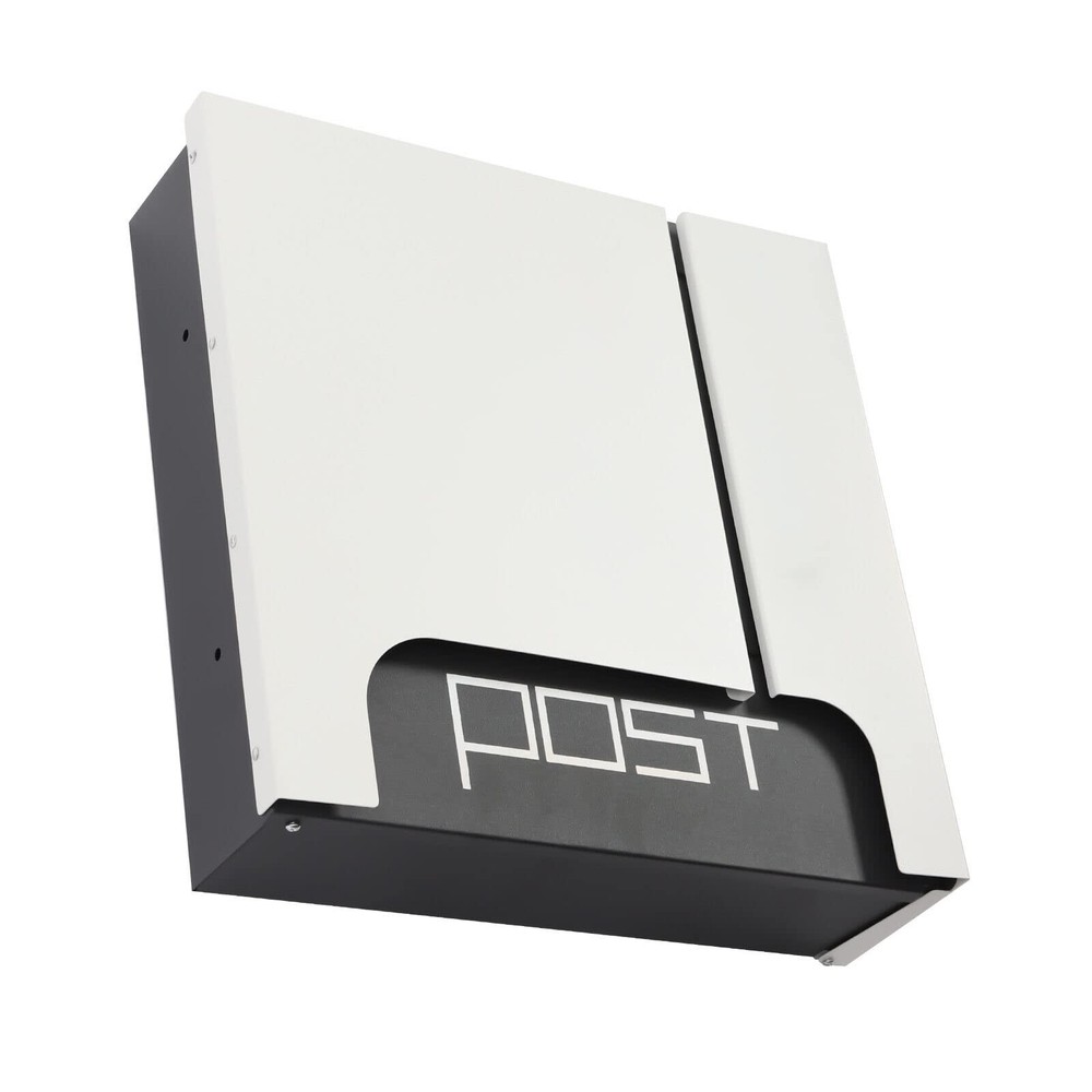 Outdoor Wall Mount Lockable Letters Mailbox Stainless Steel Mail Letter Post Box