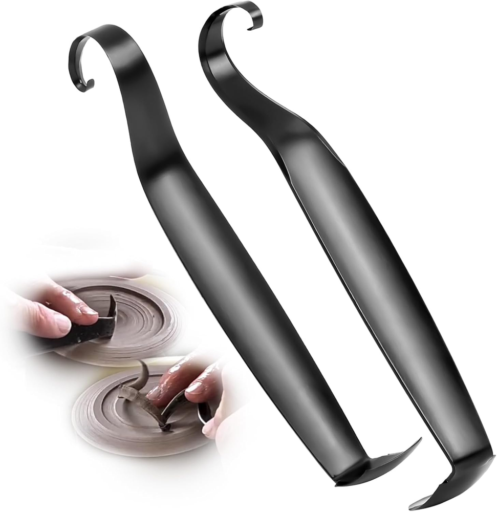 Pottery Trimming Tools Double Ended Tool for Carving Clay Artists 2 Packs