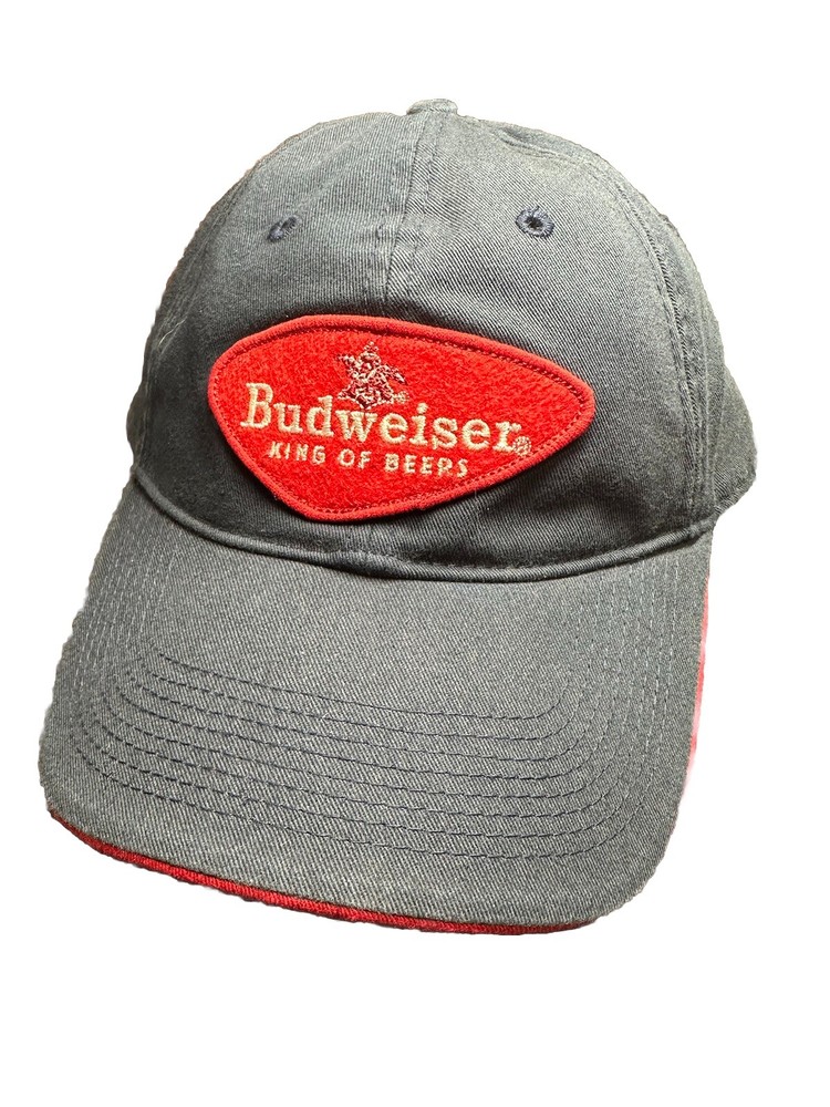 Budweiser Baseball Hat King of Beers Blue Cap Adult OSFM Adjustable